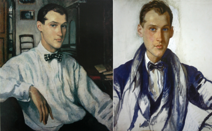 Портреты Сергея Эрнста 1921 год, Нижегородский государственный художественный музей (700x432, 486Kb)