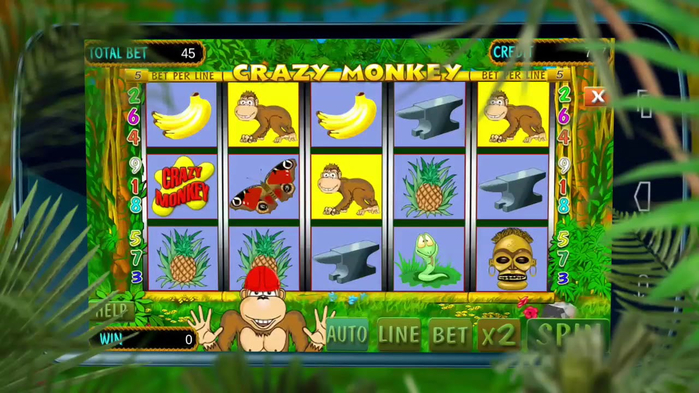игровой автомат Crazy Monkey 3 (700x393, 375Kb)