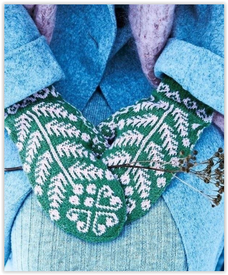 Мастер-класс по вязанию варежек платочной вязкой без шва на 5 спицах