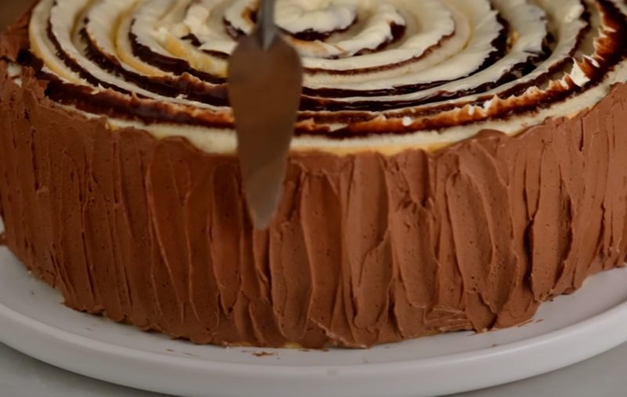 Торт-рулет  ождественский пенек - потрясающий десерт 8 (700x443, 246Kb)