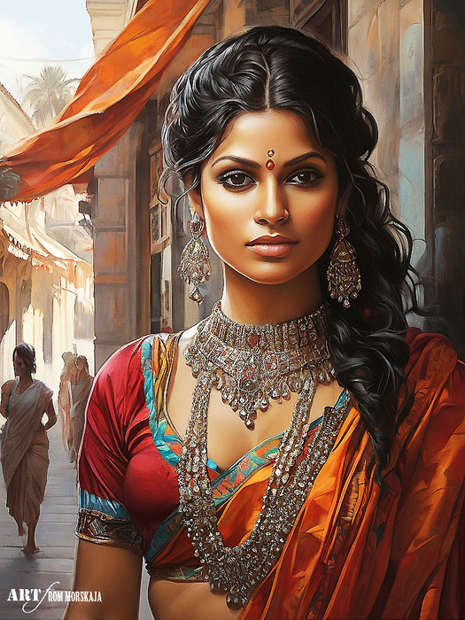 6-Default_Beautiful_Indian_woman_in_a_bright_sari_and_national_j_1 (525x700, 213Kb)