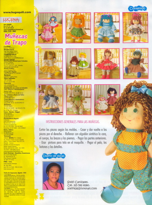 QUILI - 135. Журнал с выкройками текстильных кукол (1) (517x700, 418Kb)