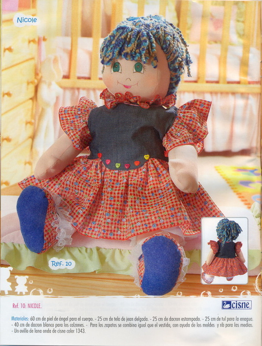 QUILI - 135. Журнал с выкройками текстильных кукол (9) (531x700, 442Kb)