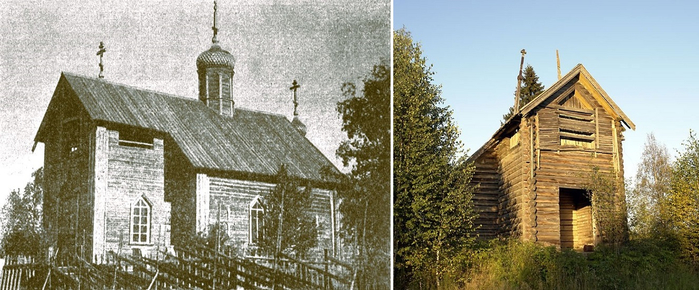 Тихвин Бор. Никольская церковь, 1864 г. (фото 1) (700x290, 267Kb)