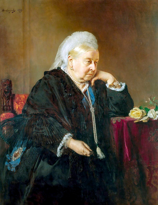 Портрет королевы Виктории. 1899 (539x700, 442Kb)