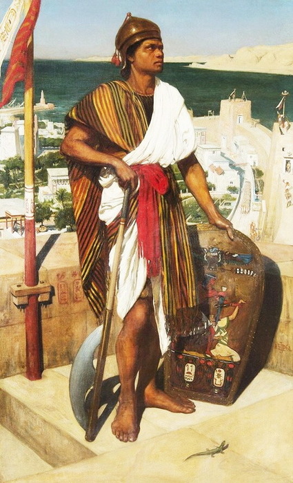 1864      (On Guard in the Time of Pharaohs) ,. 82.5  52.1  (425x700, 131Kb)