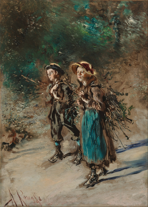 Anton_Romako_-_Children_with_Brushwood_-_Google_Art_Project (503x700, 467Kb)