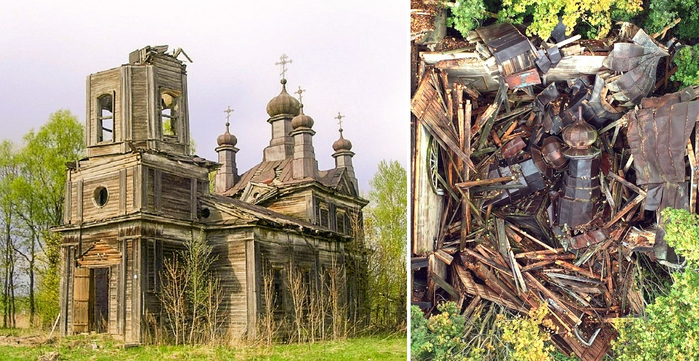 Ранцево. Никольская ц., 1887 г. (арх. и совр. фото) (700x361, 375Kb)
