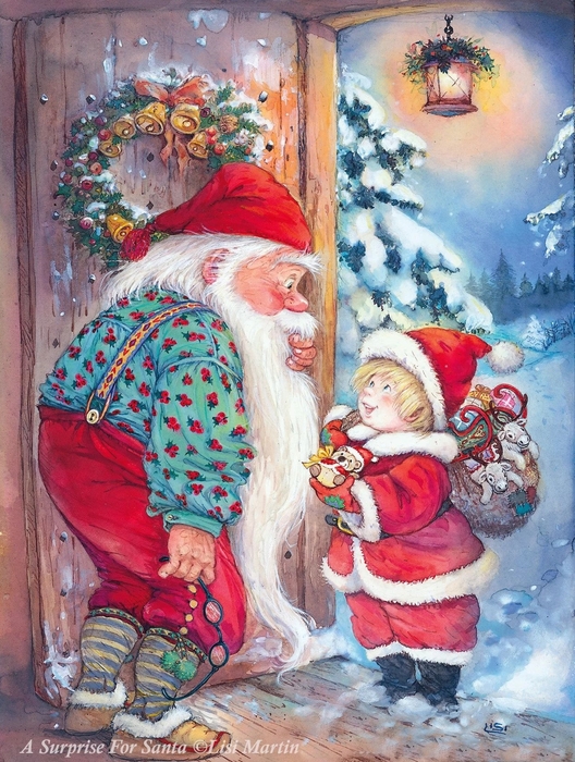 Lisi-Martin-A-Surprise-for-Santa (1) (528x700, 358Kb)