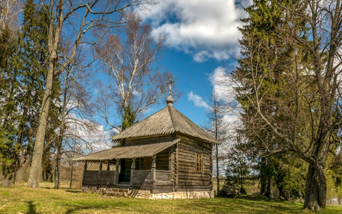 Глазуново. Преображенская часовня, c. XVIII в. , перестр. 1910-14 гг. (700x437, 439Kb)