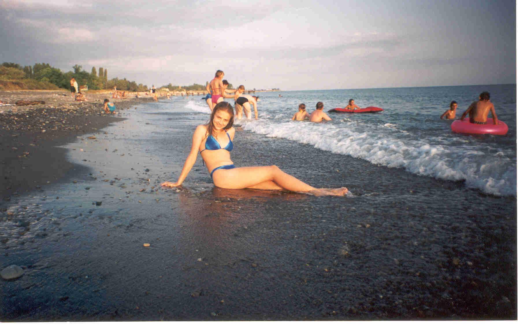Пляж 90-х годов
