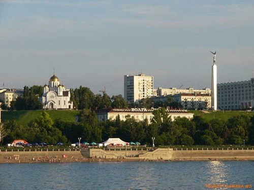 вид на город