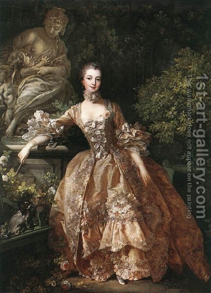 Fran?ois Boucher : Portrait of Marquise de Pompadour