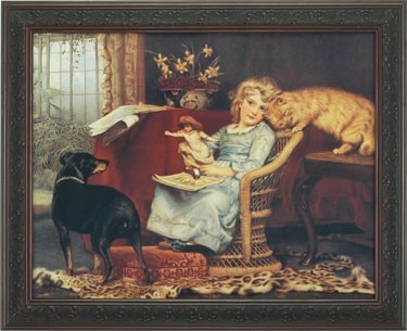 The Rivals by Charles Burton Barber