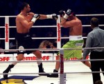 WBC Супертяжелый Чемпионат мира по боксу. Бой между Виталием Кличко из Украины и Альбертом Сосновским из Польши на Veltins Арене в Гельзенкирхене, Германия, 29 мая 2010 года. 