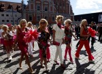 'Go Blonde' в Риге! На борьбу с кризисом собрались 1 000 блондинок, Рига, Латвия, 29 мая 2010 года.