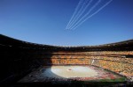 Церемония открытия чемпионата мира по футболу на стадионе Soccer City в Йоханнесбурге, ЮАР, 11 июня 2010 года.