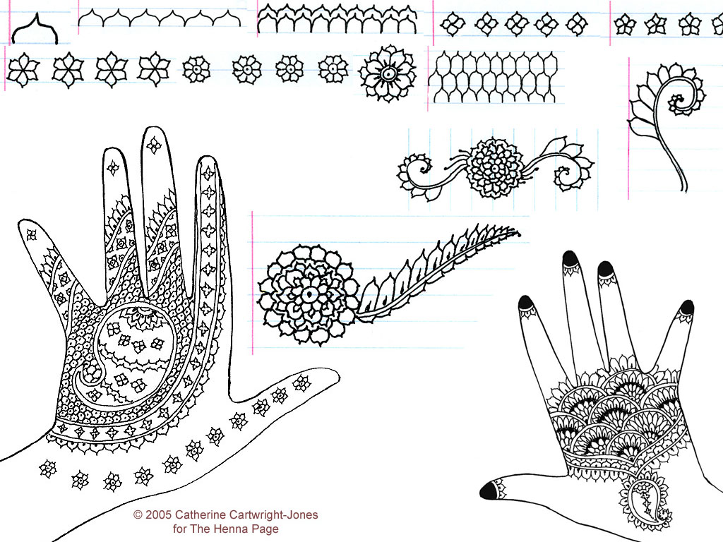 Эскизы для мехенди на руке для начинающих