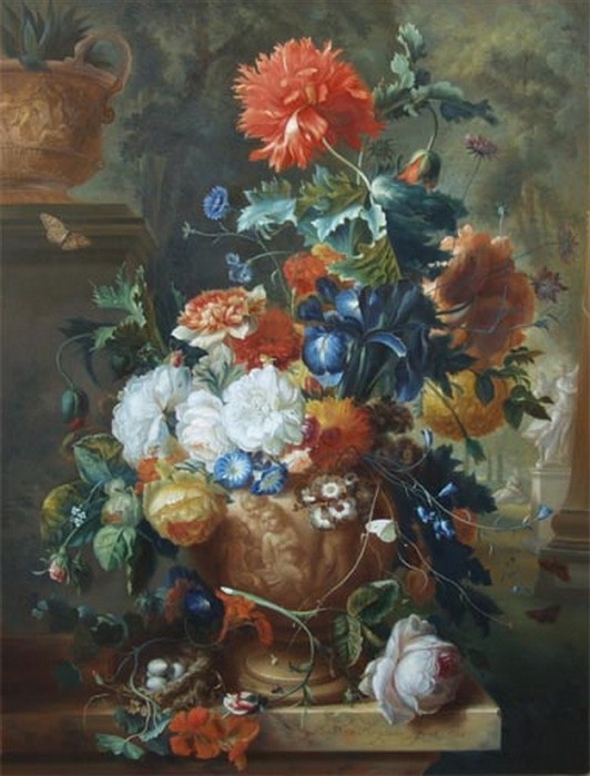 Huysum, Jan Van (1682-1749) - Flowers. 1722