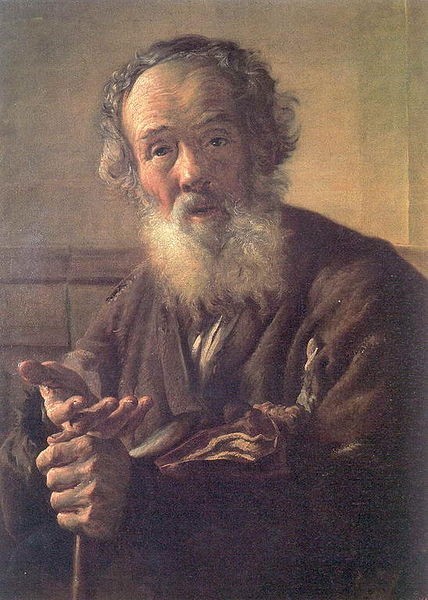 Тропинин Василий Андреевич. Нищий старик. 1823г.  Date	 1823г