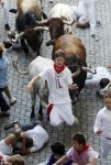 Традиционные бега с быками в честь Сан Фермина в испанской Памплоне, 6-15 июля 2010 года.