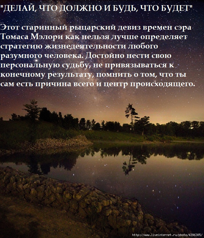 Латынь делай что можешь и будь что будет 94