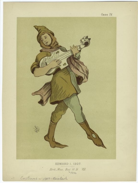 [Musician with stringed instrument, England, 14th century.].jpg
