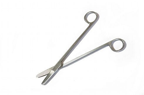 Эмбриотомические ножницы Этот инструмент используется, чтобы отделить голову, руки и ноги.