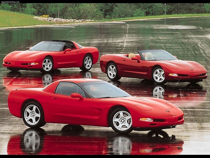 Chevrolet Corvette C5 1997 release.