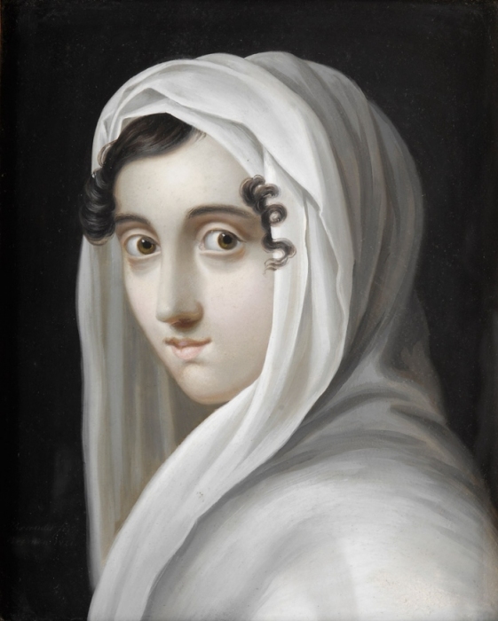 Brandis Datiert 1821 Damenportrait