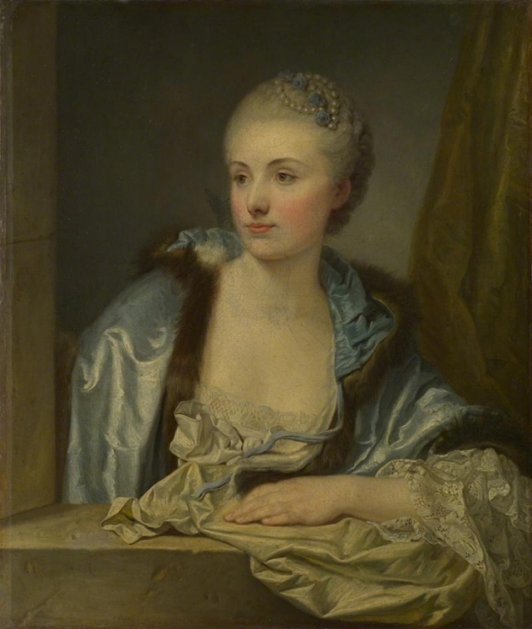 French School Portrait of a Lady (Madame de Gl?on) 1760