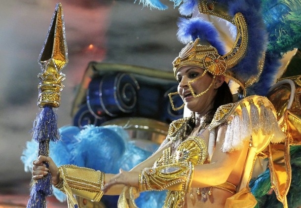 Карнавал в Сан-Паулу (Carnival in Sao Paulo), Бразилия, 17-18 февраля 2012 года.