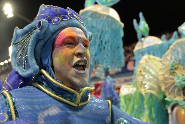 Карнавал в Сан-Паулу (Carnival in Sao Paulo), Бразилия, 17-18 февраля 2012 года.