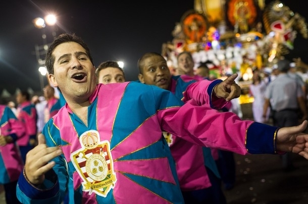 Карнавал в Сан-Паулу (Carnival in Sao Paulo), Бразилия, 17-18 февраля 2012 года.