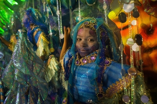 Карнавал в Сан-Паулу (Carnival in Sao Paulo), Бразилия, 17-18 февраля 2012 года.
