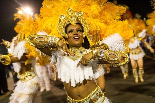 Карнавал в Сан-Паулу (Carnival in Sao Paulo), Бразилия, 17-18 февраля 2012 года.