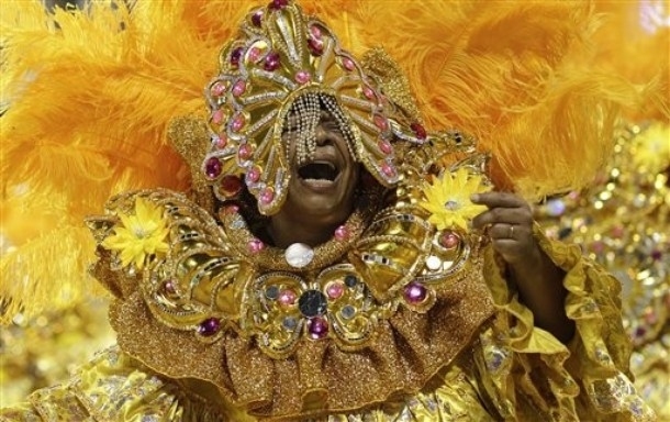 Карнавал в Сан-Паулу (Carnival in Sao Paulo), Бразилия, 17-18 февраля 2012 года.