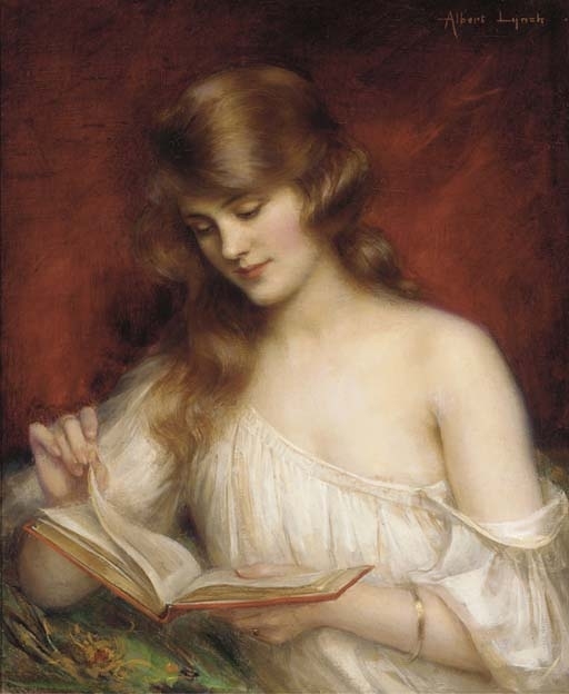 Albert Lynch (1851-1912) A Quiet Read