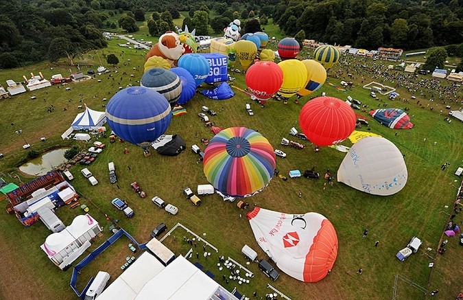 Международная фиеста воздушных шаров под Бристолем, Англия, 12 - 15 августа 2010 года.