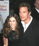03/08/2006 - Matthew McConaughey - Failure To Launch New York Premiere - Arrivals - Chelsea West Theatre - New York, NY - Keywords: Sarah Jessica Parker - Photo Credit: Janet Mayer / Photorazzi - Contact (1-866-551-7827)