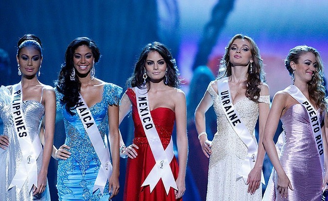 В Mandalay Bay Hotel выбрали Мисс Вселенную 2010 (Miss Universe 2010), Лас-Вегас, 23 августа 2010 года.