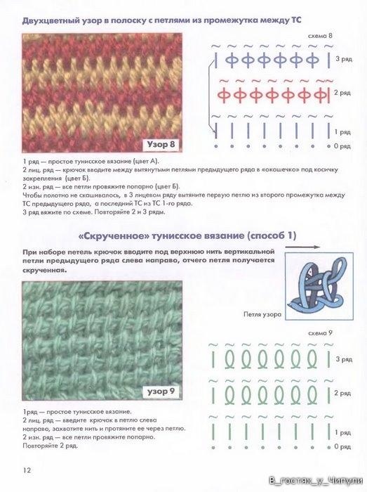 Книга: Тунисское вязание. Техника, узоры, модели. Т.П. Абизяева. 2832365_aa_0011