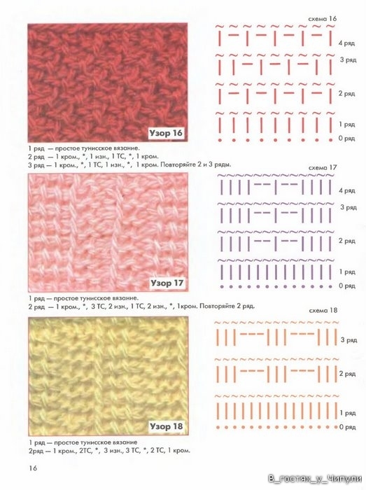 Книга: Тунисское вязание. Техника, узоры, модели. Т.П. Абизяева. 2832369_aa_0015