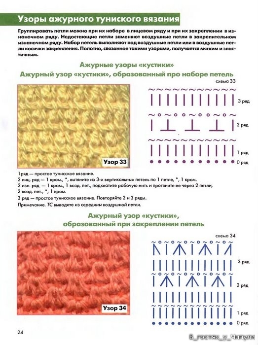 Книга: Тунисское вязание. Техника, узоры, модели. Т.П. Абизяева. 2832377_aa_0023