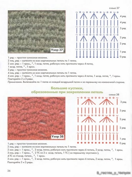 Книга: Тунисское вязание. Техника, узоры, модели. Т.П. Абизяева. 2832379_aa_0025