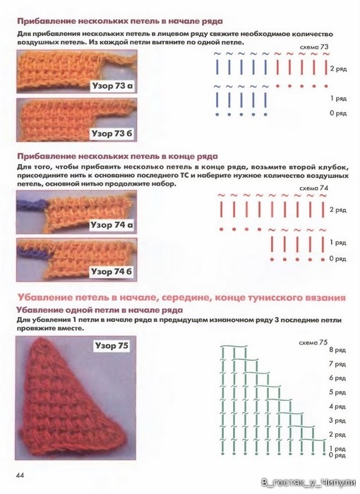 Книга: Тунисское вязание. Техника, узоры, модели. Т.П. Абизяева. 2832397_aa_0043