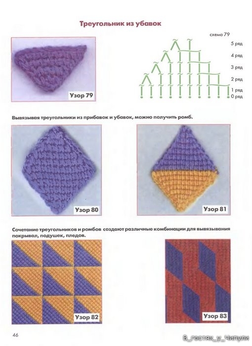 Книга: Тунисское вязание. Техника, узоры, модели. Т.П. Абизяева. 2832399_aa_0045