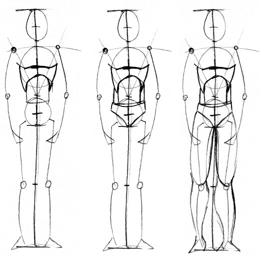 Уроки построение человека. Пропорции тела человека карандашом. Построение фигуры человека поэтапно пропорции. Построение человека в полный рост с пропорциями. Фигура человека рисунок.