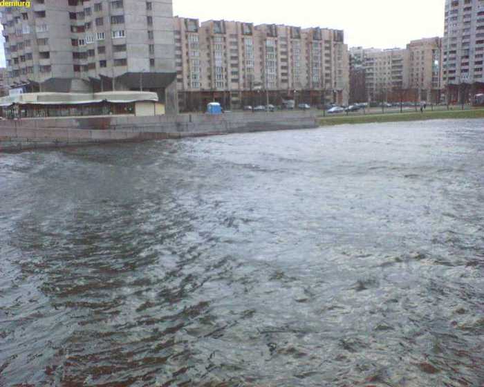 Фото санкт петербурга наводнение