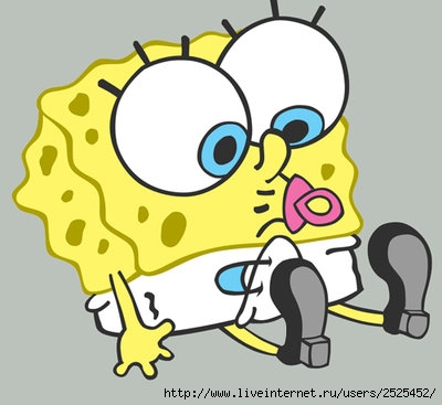 Baby_Spongebob_by_MlleBrianna (400x367, 31Kb)